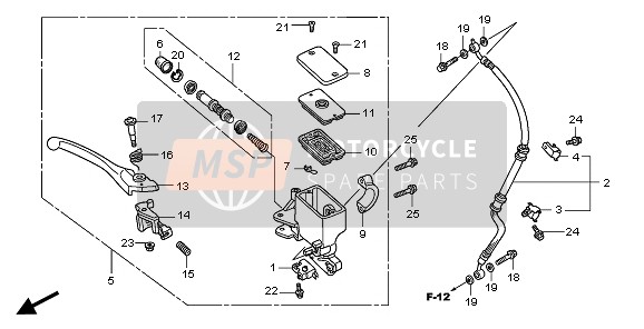 FRONT BRAKE MASTER CYLINDER